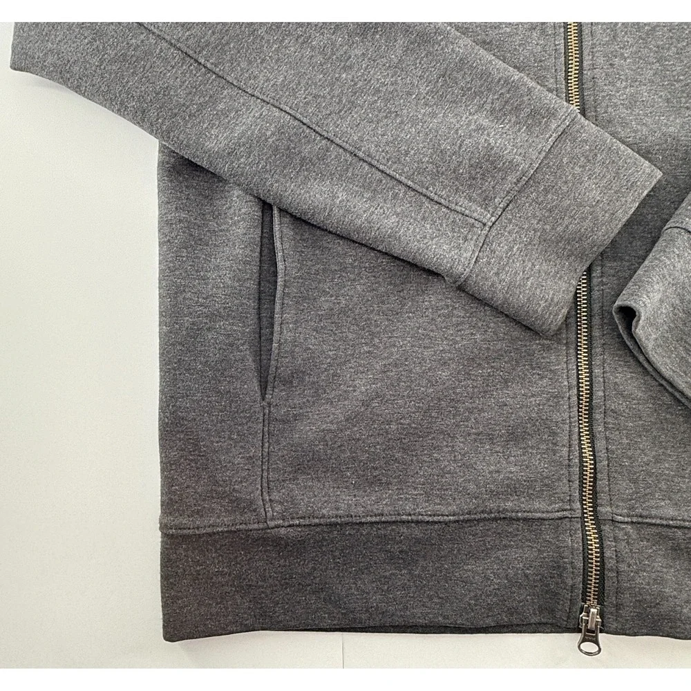 Banana Republic Hoodie Jacket Mens Gray‎ Full Zip Hooded Heavy Jacket